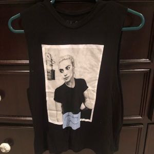 Lady Gaga muscle tee